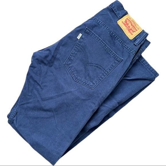 LEVI’S 511 Mens Jeans Size 28 X 28 16 Regular Blue Straight Leg Soft 100% Cotton - Picture 3 of 11